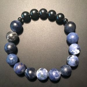 Sodalite x Hematite Bracelet